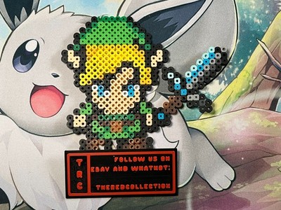 Pixel Perler Bead - Link - Legend of Zelda - Art Custom Hama Melty