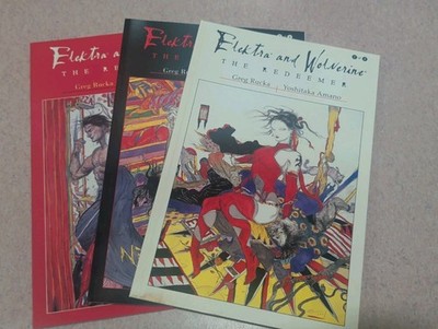 Elektra and Wolverine: The Redeemer #1-3 Complete Series Marvel 2003 Greg Rucka