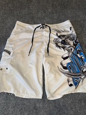 Quiksilver Grail Surf Board Shorts Mens LG 34 Vtg y2k 90s Rare