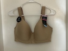 NWT Women  s Bali Beige Comfort Bra Size 42D Wireless