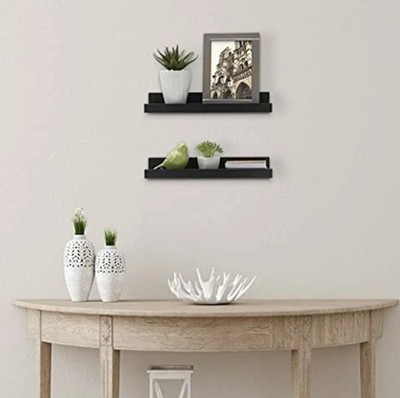 MELANNCO Floating MDF Photo Ledge for Bedroom, Living Room, Bathroom, Kitchen,