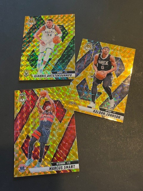 2024-25 Panini Mosaic Basketball Reactive Yellow Prizm BX016