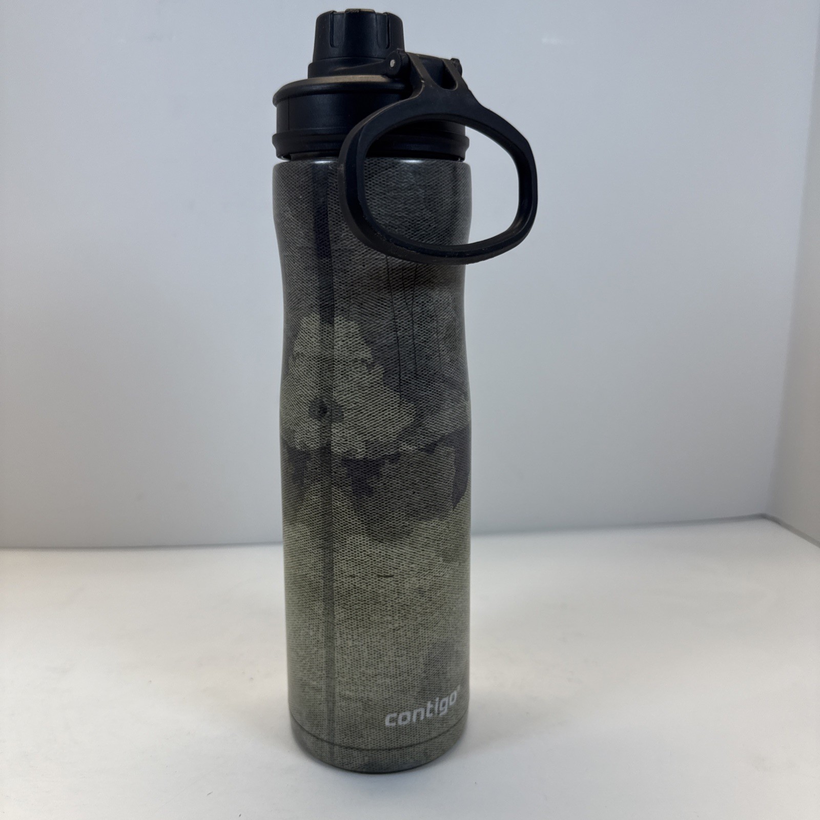 Contigo Autoseal Ashland FIT Chill Teal 24 oz Green Camo Stainless Steel Bottle