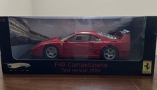 Rare Model HOT WHEELS ELITE 1 18 FERRARI F40 Competizione Test version 1989 Lim