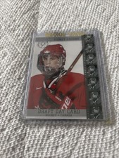 RARE 2004 Pittsburgh Penguins/Canada ROOKIE Sidney Crosby DRAFT DAY CARD RC. rookie card picture