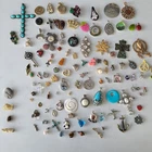 Vintage To Modern Costume Jewelry Pendant And Charm Lot