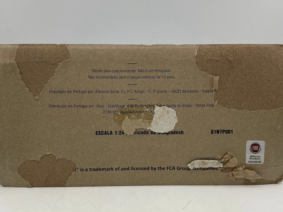 1:24 Fiat 600 Ixo Hachette Diecast coche metale scala - Imagen 4 de 4