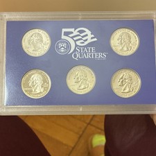 U.S. Mint 2001 50 State Quarters Proof Set San Francisco Uncirculated Copper