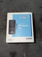 Lockly PIN Genie Pro Smart Deadbolt Siri/Google/Alexa, Keypad, App, Key - New