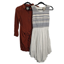 Anthropologie Women Bundle of 2 Dresses Sz XS/S Multicolor Work Casual 64-12