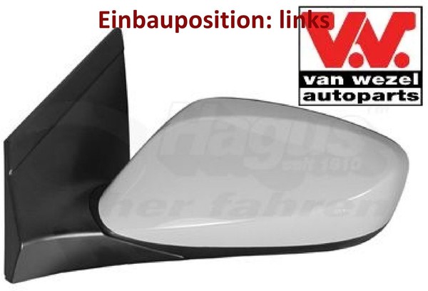 VAN Wezel 8244807 AußEnspiegel Links Spiegel AußEn FüR Hyundai-image