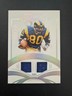 2025 Panini Flawless Henry Ellard Silver Dual Game-Used Patch /25 Rams