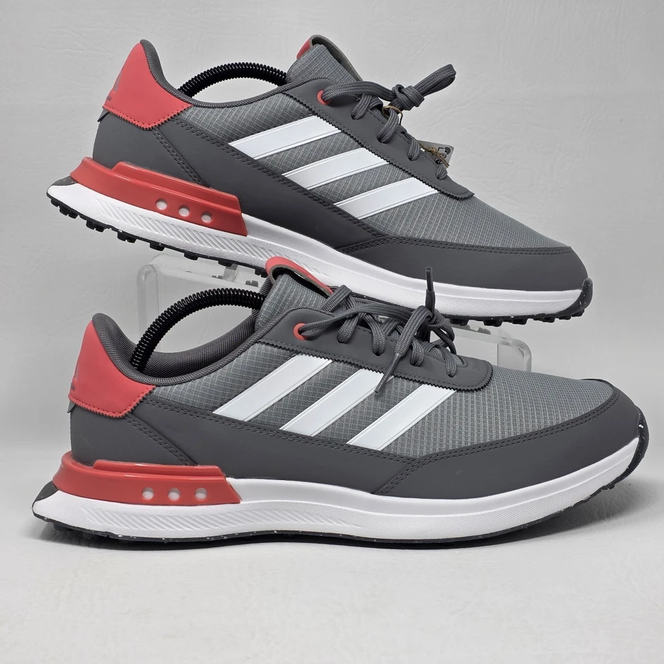 Adidas S2G Gris/Coral Sin Tacos '24 Golf Zapatos Atléticos Para Hombre Talla 11 IF0339 Nuevos Foto 2 de 4