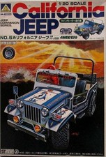 Aoshima 1/20 California Jeep Motorized Kit 3G-5 4WD Vintage Unopened From JPN