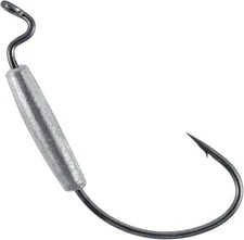 Dr.Fish 15 Pack Weighted EWG Hooks Worm Swimbait 1/8oz-#3/0 Hook 