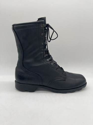 Vintage Altama Militär Kampfstiefel 9" schwarz Vollleder Herren Größe 11,5R
