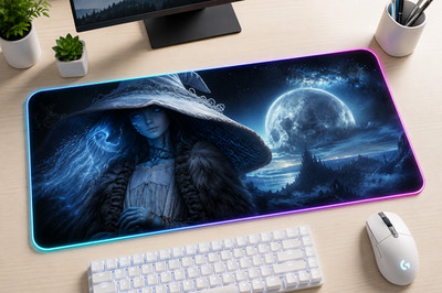 Ranni Elden ring RGB XXL Mouse Pad Light Up Your Desk  Tarnished Malenia radahn