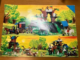 LEGO 6079 System Castle Dark Forest Fortress In 1996 Retired Comp with Manual