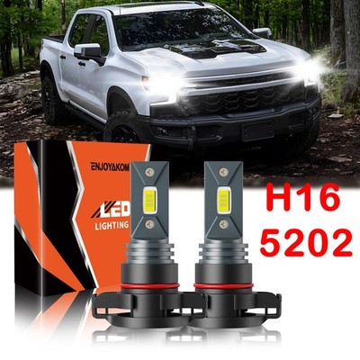 For Chevrolet Silverado 2500 HD 2007-2020 Front LED Fog Light Hi Power Lamp Bulb