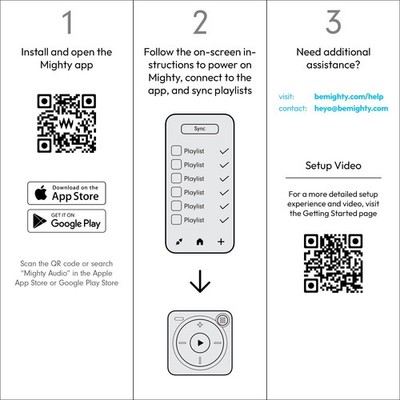Mighty 3 Spotify & Music Player 2026 Edition – Portable