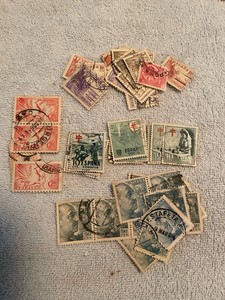 Spain - Nice lot of Over 130 Mid Century Used Stamps