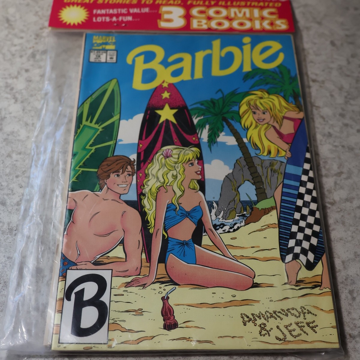 VINTAGE 3 BARBIE FASHION MARVEL COMICS NEW OLD STOCK | eBay