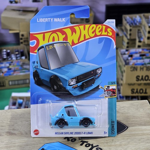 HOT WHEELS NISSAN SKYLINE 2000GT-R LBWK CARD 2024 Series TOONED KENMERI ...