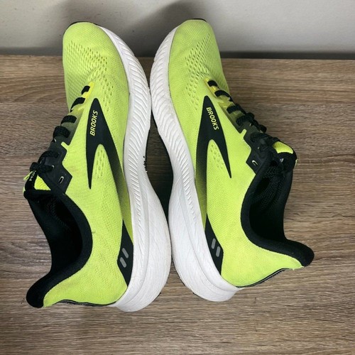 Brooks Launch 8 Hombres Talla 8.5 Zapatos Amarillo Negro Tenis Atléticos para Correr - Imagen 6 de 11