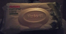 New Unused Huggies Natural Care 64 Wipes For Sensitive Skin