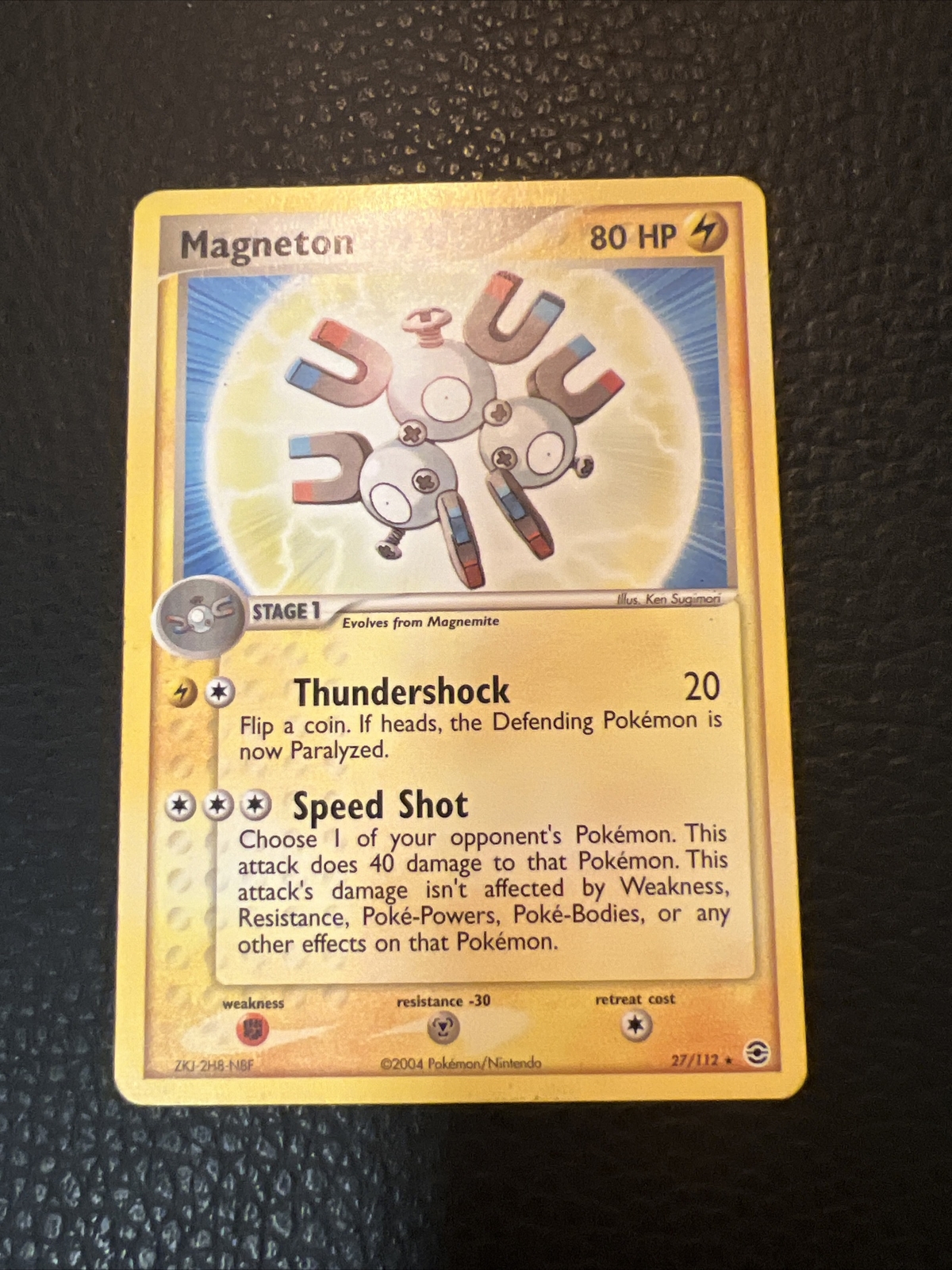 # Magneton 27/112 Non Holo Rare Ex Fire Red & Leaf Green Pokemon Vintage 04' NM