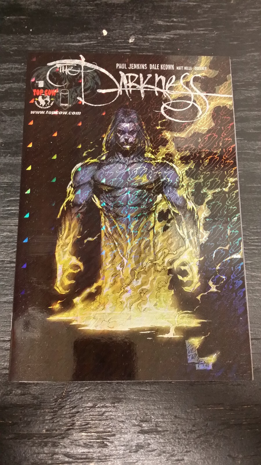 2002 Image Comics The Darkness #1 Holofoil Cover Nm Vintage Top Cow Dale Keown