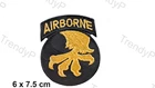 US WW2 17th Airborne Division Army Military Embroidered Iron Sew On patch N-1583