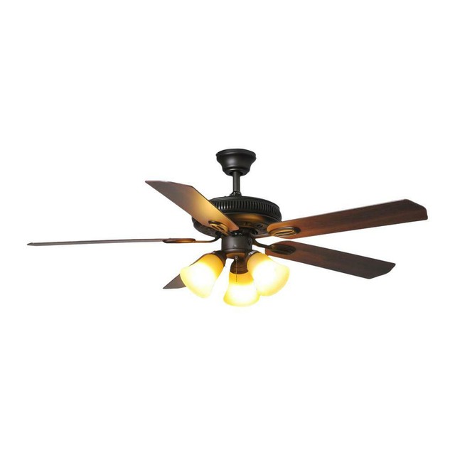 Hampton Bay Glendale 52 Led Indoor Oil Rubbed Bronze Ceiling Fan
