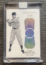 2017 Panini Encased Flawless - Diamond #7 Mickey Mantle 10/20