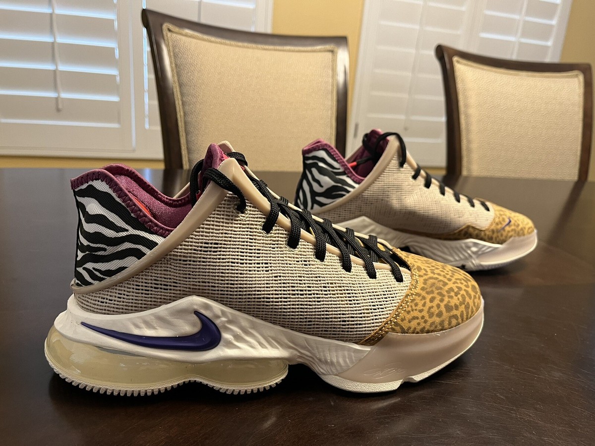 パパ 様★Nike Lebron 19 LowWhitellc 26.5 New Nike Lebron 19 Low Safari Basketball Sneaker Shoes Size US 10