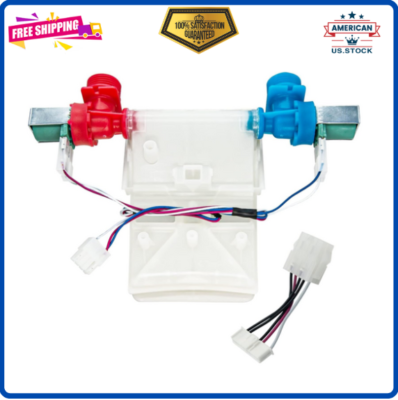 #ad W11101906 NTW4516FW3 rev b Water Inlet Valve Fit for whirlpool amana Washer $31.19