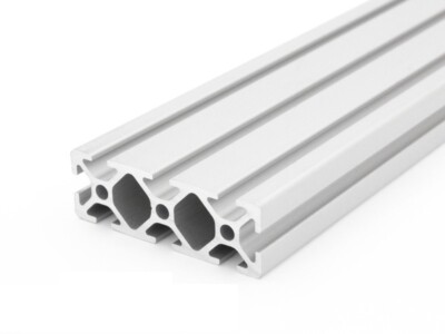 Aluminiumprofil 20x60 L I Typ Nut 5 leicht Alu Profil silber (19,90 /m,min.1 )
