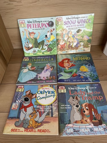 Paquete de libros y cintas de lectura larga de Disney 6 libros, 2 cintas para llevar de colección - Imagen 4 de 9