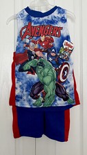Avengers Little Boys 2 pc Tank  Shorts Set