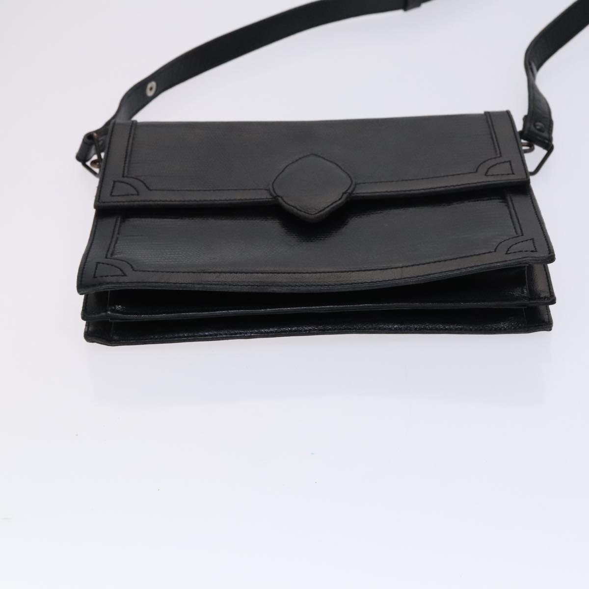 Borsa a tracolla SAINT LAURENT in pelle goffrata nera originale sw162