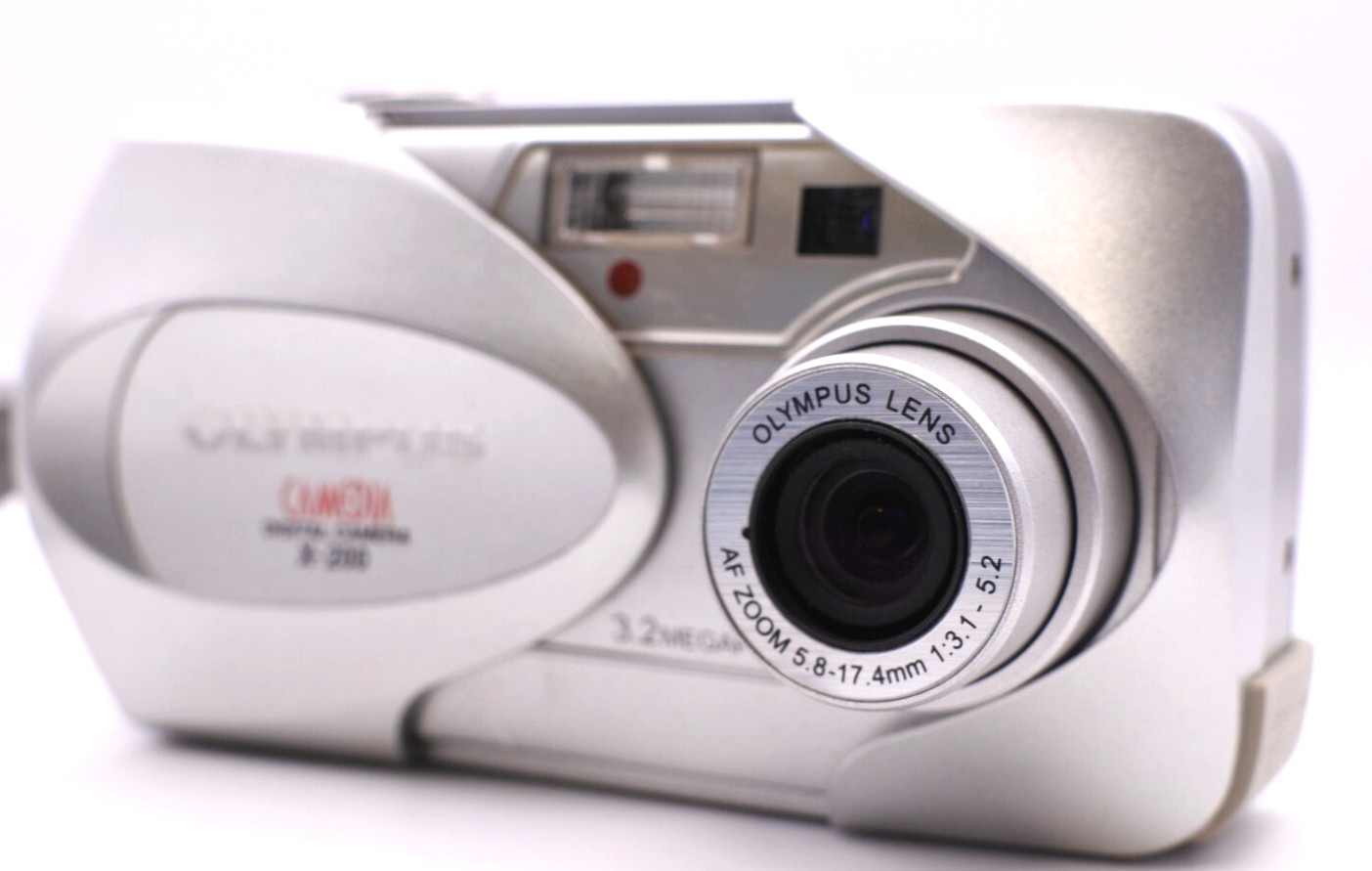 [NEAR MINT] Olympus X-200 CAMEDIA CCD 3.2MP Compact Digital Camera AA Japan #332