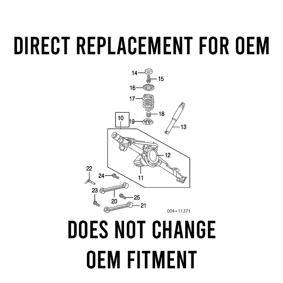 10.9 Hardened 2001 2007 Dodge Caravan Town Country Front Control Arm Bolt Kit - Imagem 4 de 4