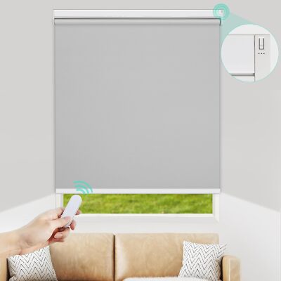 Motorized roller shutters with remote control, blackout smart roller shutters