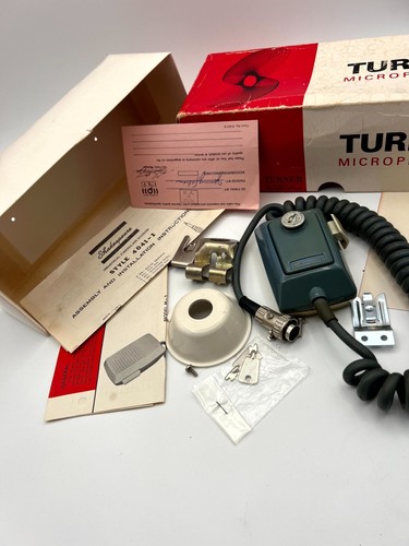 Conrac Turner M+3 A66000 Transistorized Ceramic Microphone with Volume Control - Zdjęcie 3 z 8