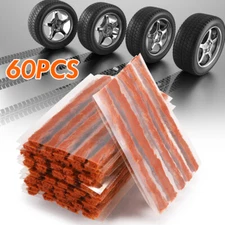 60pcs Tire Repair Strip DIY Flat Tire Repair Car Bike Motorcycle Home Plug Patch