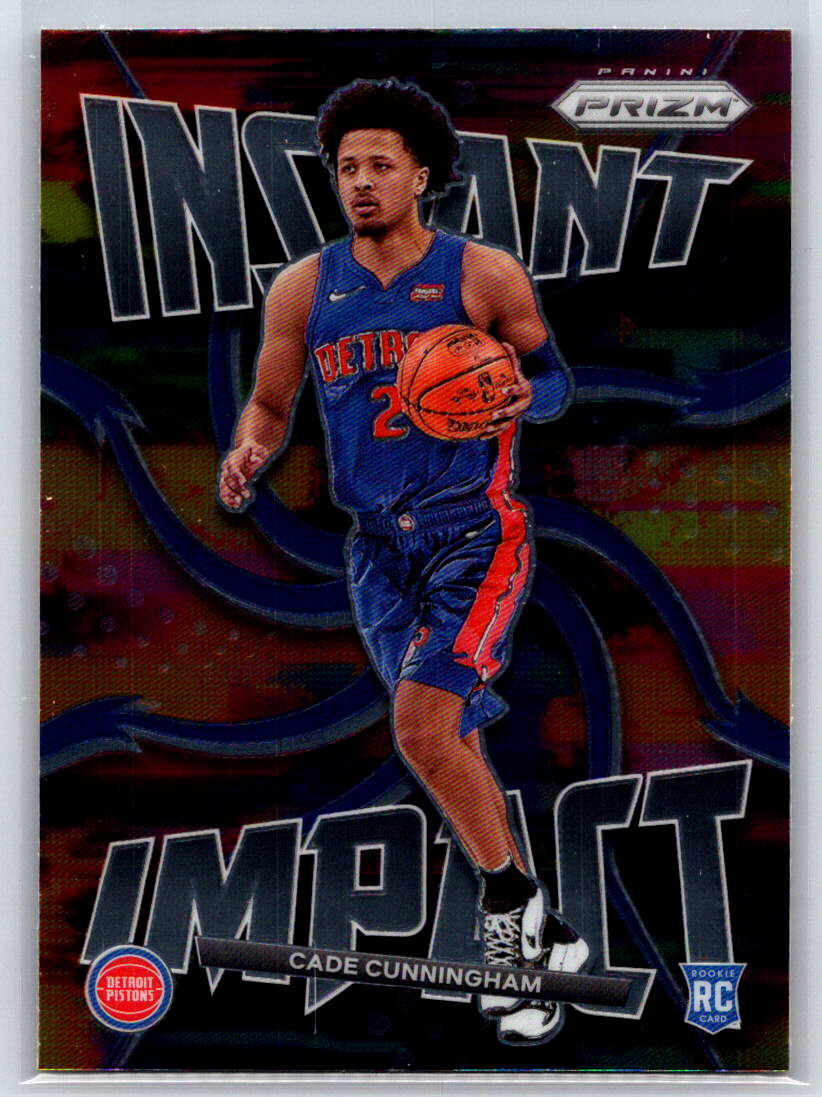 2021 Panini Prizm Cade Cunningham #1 RC Instant Impact Detroit Pistons