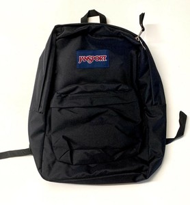 plain black jansport backpack