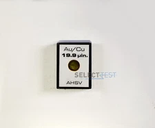 FISCHER TECHNOLOGY Au/Cu 19.9 uin. AHSV GOLD, COPPER CALIBRATION STANDARD