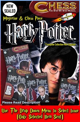 DeAGOSTINI Harry Potter Schach Schritt für Schritt Anleitung - versiegelt (Ausgabe auswählen) NEU