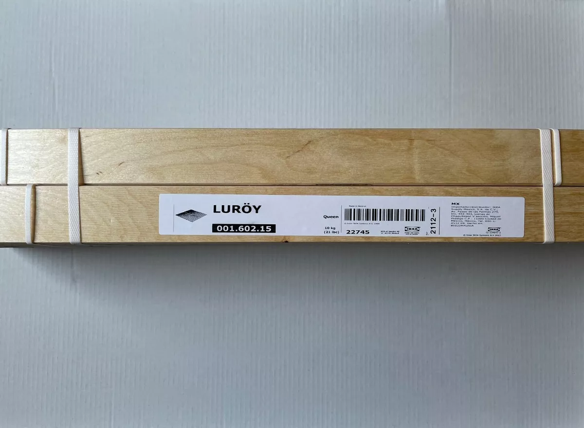Ikea LUROY Queen Slatted bed base 001.602.15 NEW eBay